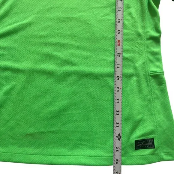 Nike. Women's football pullover. Green color size M. Made in Thailand. - Picture 3 of 8